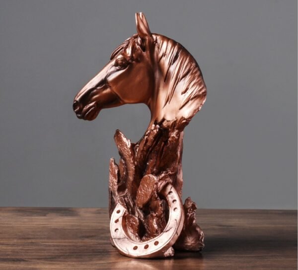 Deco Bronze Horse - Image 3