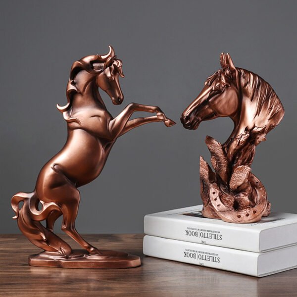 Deco Bronze Horse - Image 9