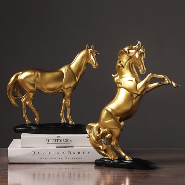 Deco Bronze Horse - Image 2
